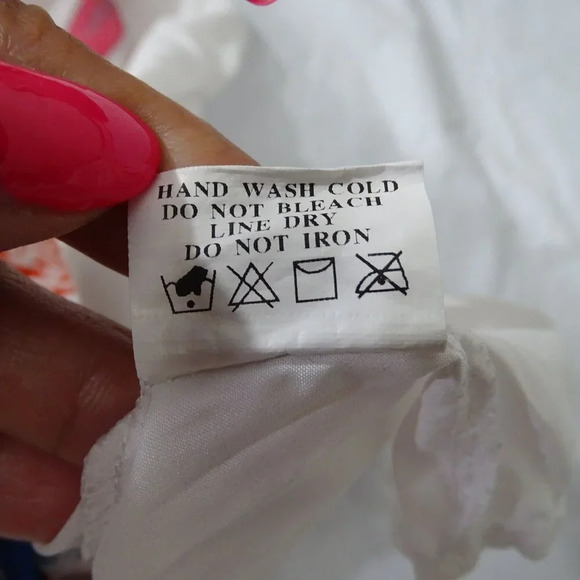 2 pc Floral Top and Ripped Jeans Outfit Set Girls Size M Adjustable Waist - Picture 7 of 7